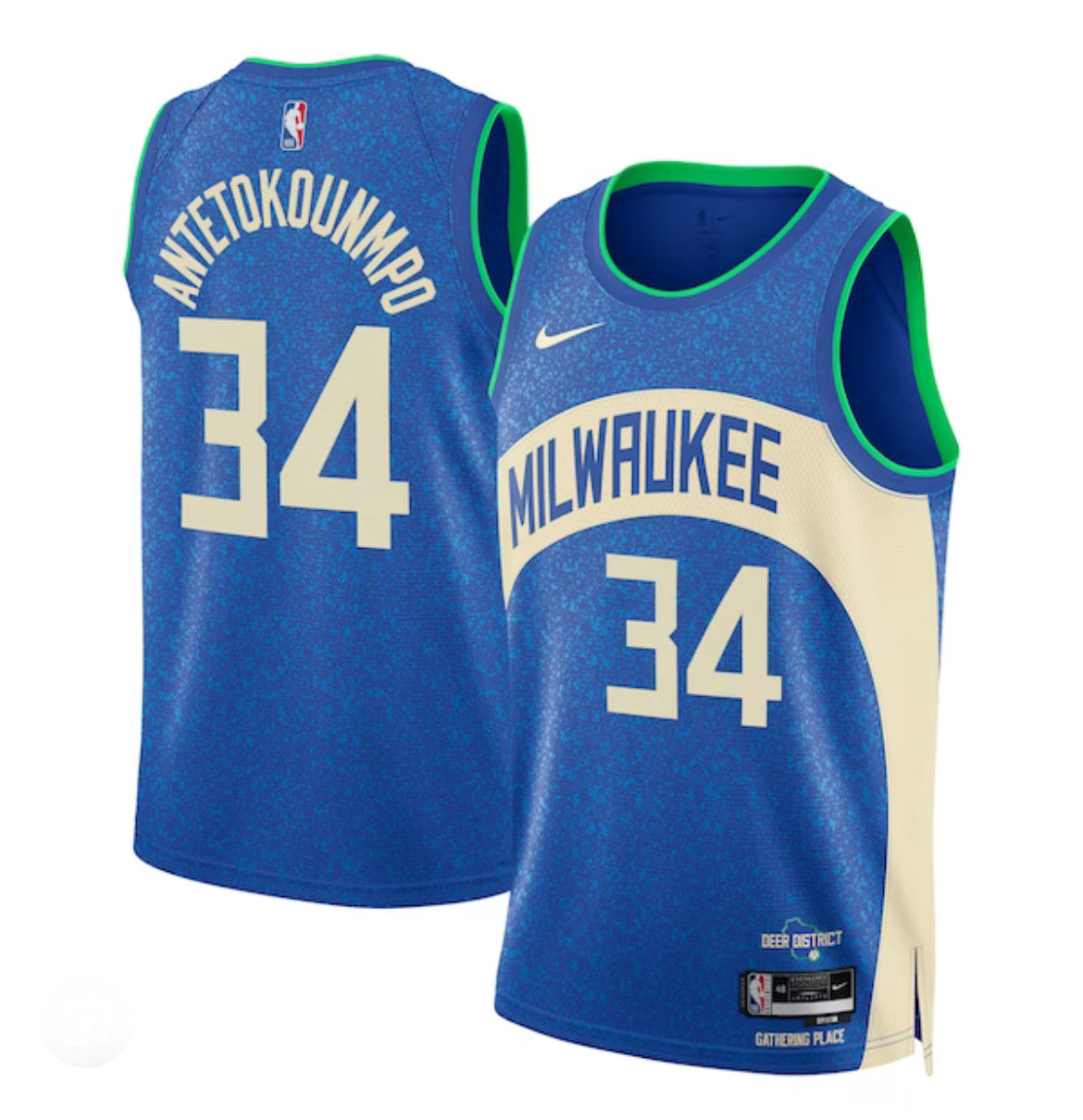 Giannis Antetokounmpo Milwaukee Bucks Nike City Edition NBA Jersey YOU Universal Sports