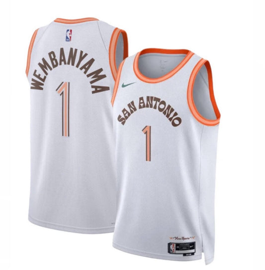 Victor Wembanyama San Antonio Spurs Nike City Edition NBA Jersey-YOUTH