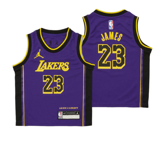 Lebron James LA Lakers Statement Edition NBA Jersey-Toddler