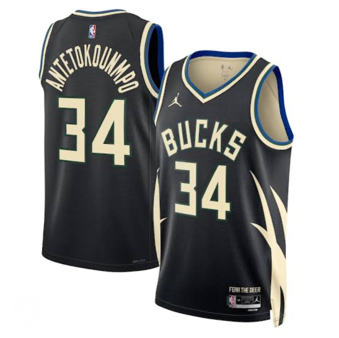 Giannis Antetokounmpo Milwaukee Bucks Statement Edition NBA Jersey-YOUTH