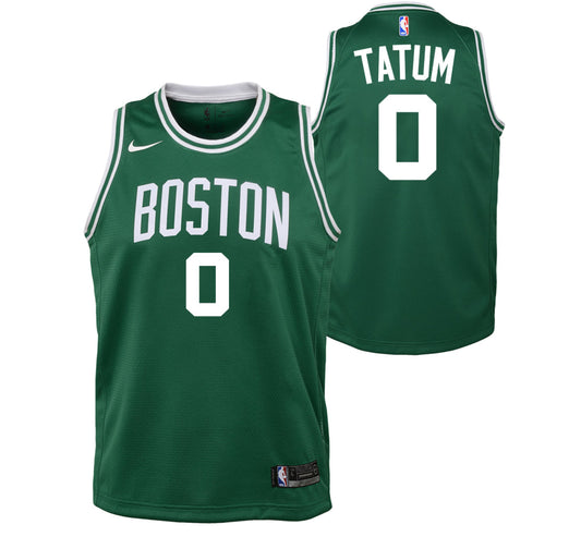 Jayson Tatum Boston Celtics Nike Icon Edition Slim Fit Jersey-Kids