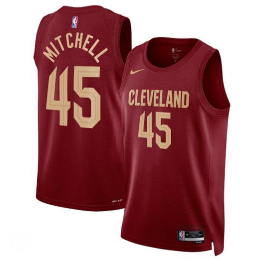 Donovan Mitchell Cleveland Cavaliers Nike Icon Edition  NBA Jersey-Youth
