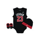 Michael Jordan 3 Piece Set New Born-Black