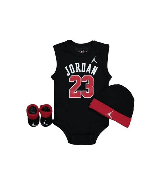 Michael Jordan 3 Piece Set New Born-Black