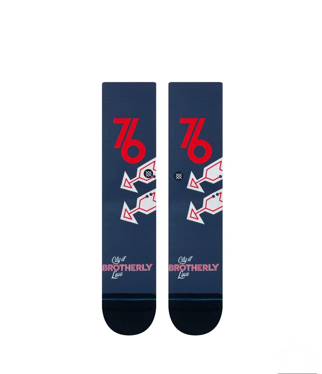 Philadelphia 76ers Stance City Edition NBA Crew Socks