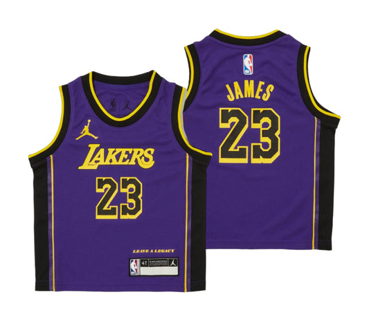 Lebron James LA Lakers Statement Edition NBA Jersey-Toddler