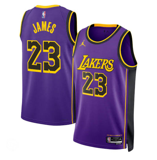 LeBron James LA Lakers Statement Edition NBA Jersey