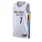 Kevin Durant Brooklyn Nets Nike City Edition NBA Slim Fit Jersey-Kids