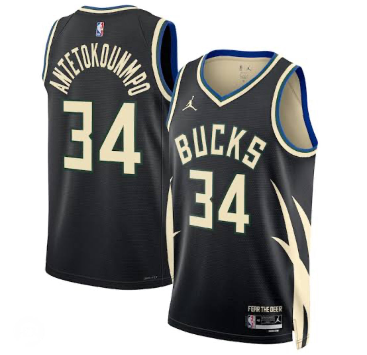 Giannis Antetokounmpo Milwaukee Bucks Statement Edition NBA Jersey ...