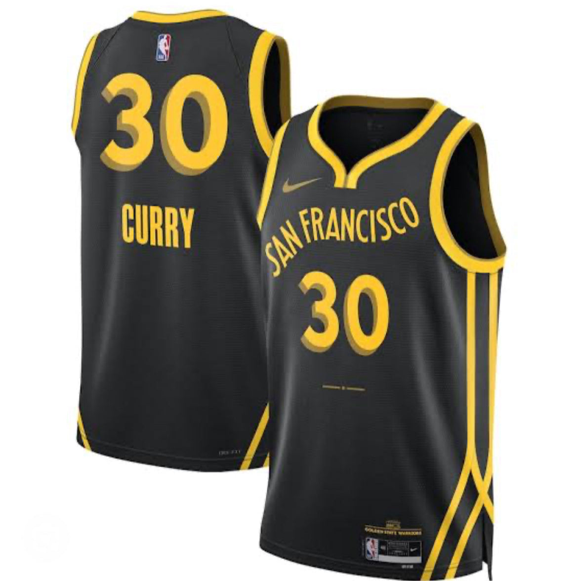 Stephen Curry Golden State Warriors Nike City Edition NBA Jersey