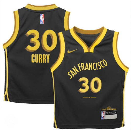 Stephen Curry Golden State Warriors Nike City Edition NBA Jersey-Infant