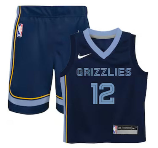 Ja Morant Memphis Grizzlies NBA Nike Icon Edition Box Set-Infant/Toddler