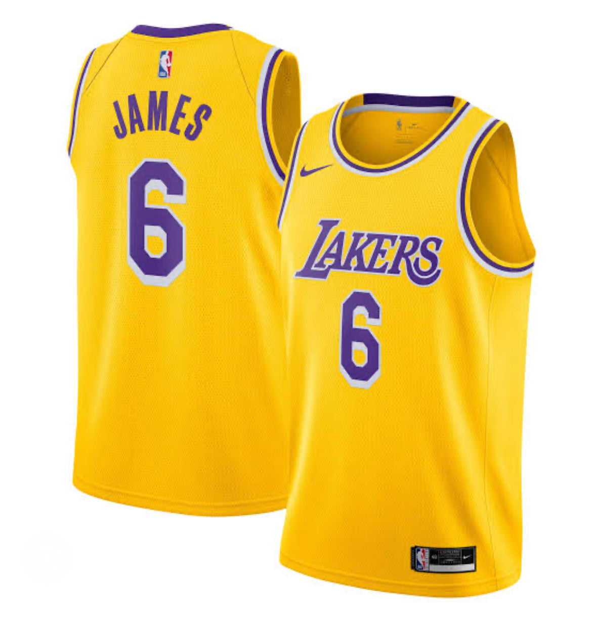 LeBron James LA Lakers Nike Icon Edition NBA Jersey