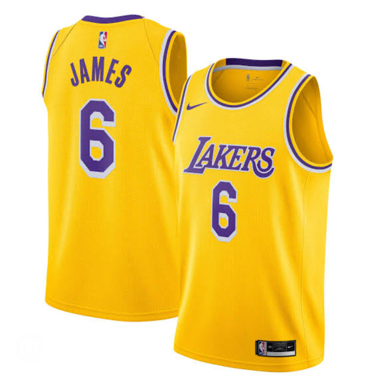 LeBron James LA Lakers Nike Icon Edition NBA Jersey