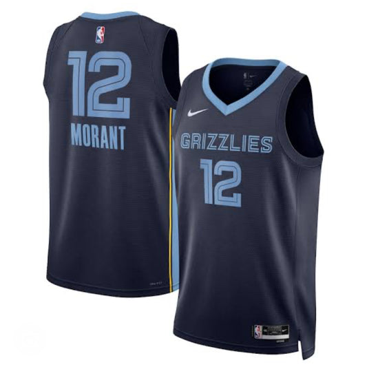 Ja Morant Memphis Grizzlies Nike Icon Edition NBA Jersey-YOUTH