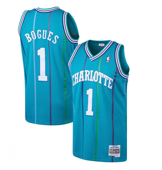 Muggsy Bogues Charlotte Hornets Mitchell & Ness NBA 1992-93 Authentic Jersey