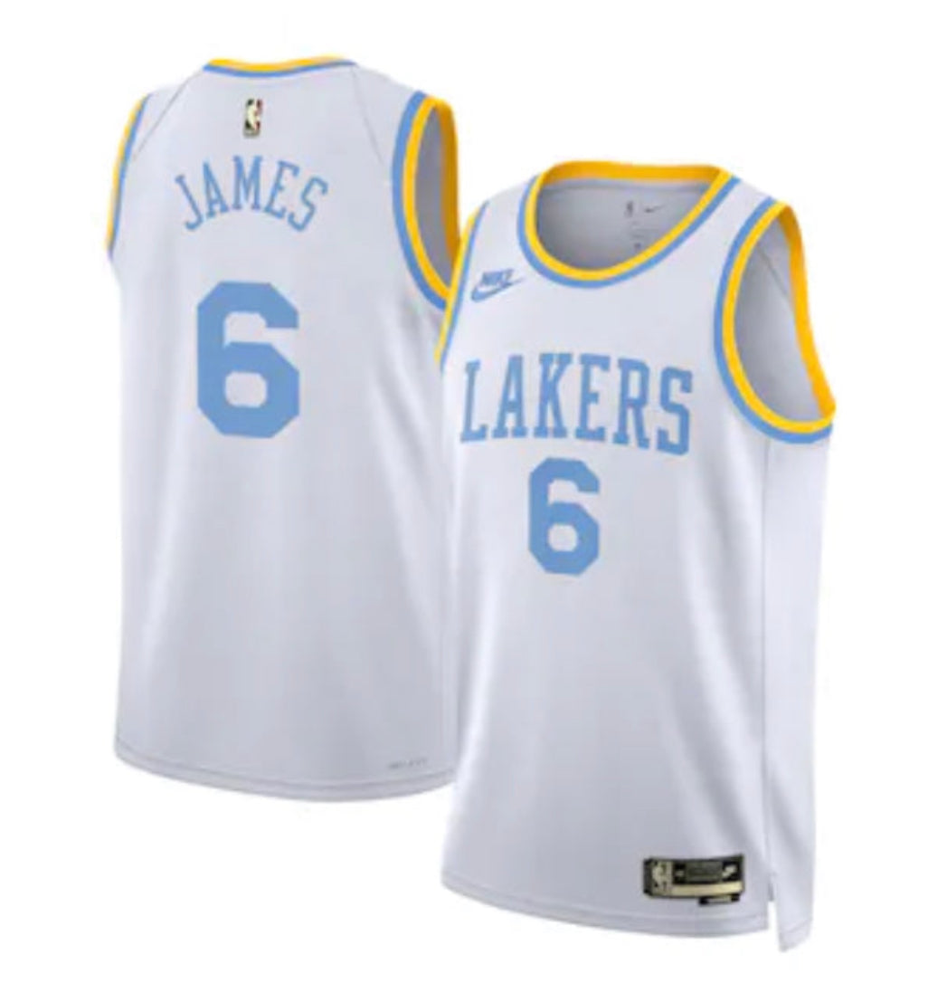 LeBron James LA Lakers Nike Classic Edition NBA Jersey-Youth