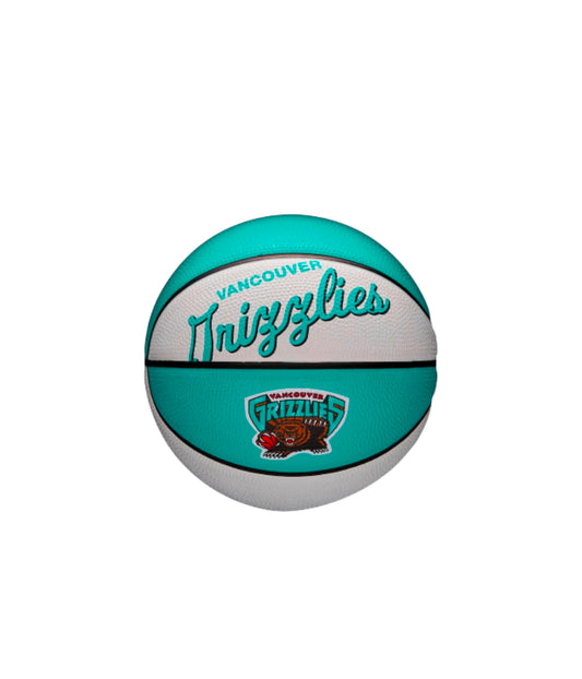 Memphis Grizzlies (Vancouver) Wilson Size 3 Retro NBA Mini Basketball