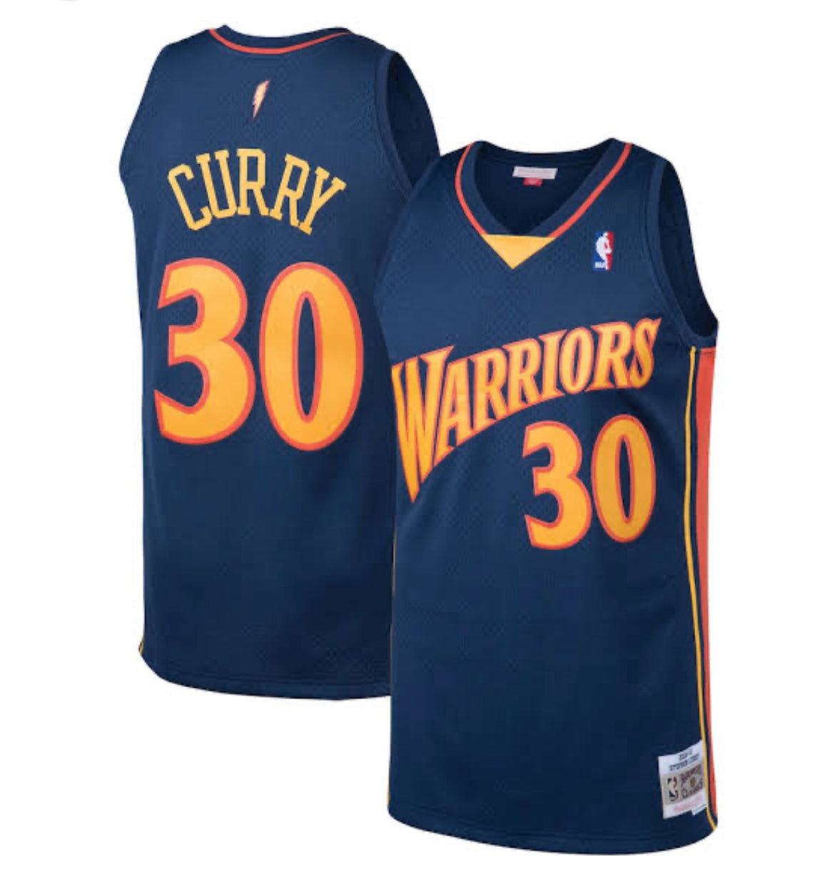 Stephen Curry Golden State Warriors Mitchell & Ness NBA 09-10 Authentic Jersey