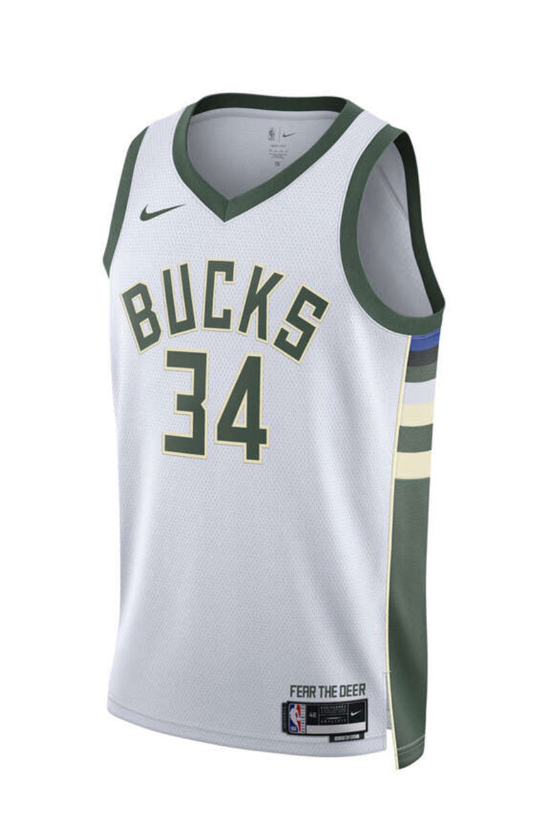 Gianni's Antetokounmpo Milwaukee Bucks Nike Association Edition NBA Jersey