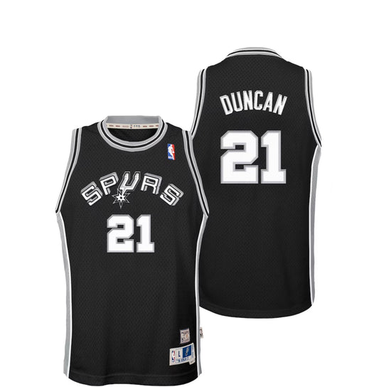 Tim Duncan San Antonio Spurs Authentic Mitchell & Ness NBA Jersey-YOUTH