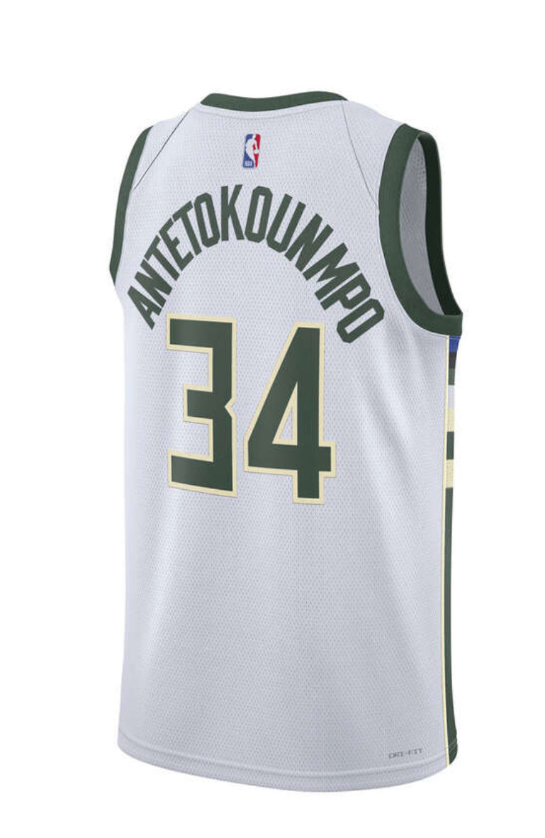 Gianni's Antetokounmpo Milwaukee Bucks Nike Association Edition NBA Jersey