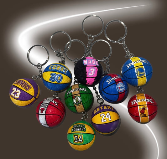 Basketball Keychains NBA Teams & Players