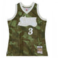 Allen Iverson Philadelphia 76ers Mitchell & Ness NBA Ghost Camo Authentic Jersey