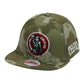 Boston Celtics Mitchell & Ness NBA Camo Green Fitted Cap