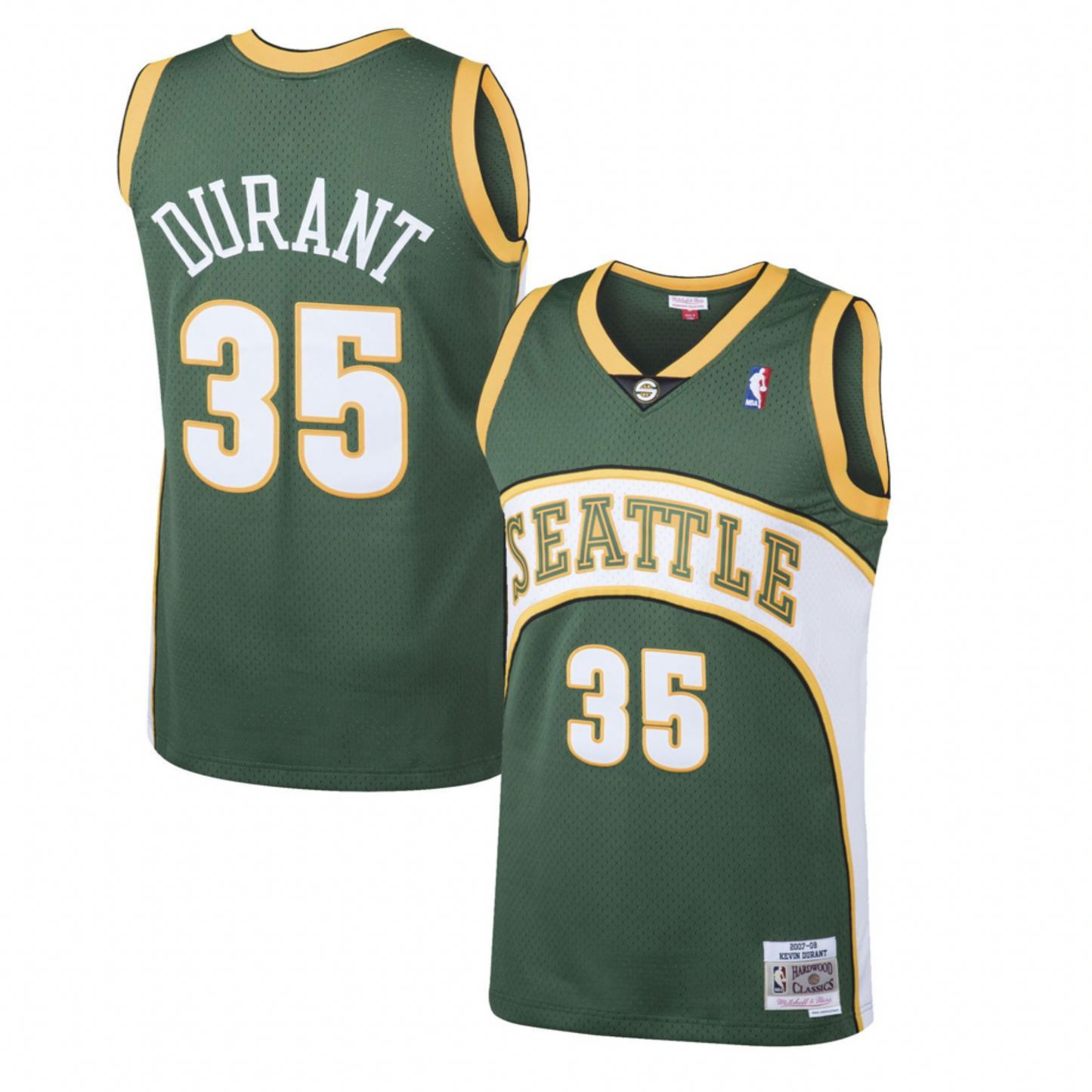 Kevin Durant Seattle Supersonics Mitchell & Ness NBA Authentic Jersey-YOUTH