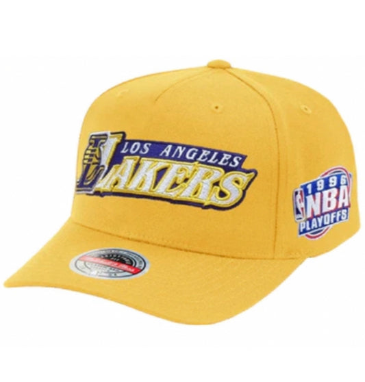 LA Lakers Mitchell & Ness NBA Classic Red Snapback Hat