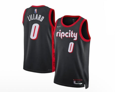 Damian Lillard Portland Nike Mixtape City Edition NBA Jersey-Youth