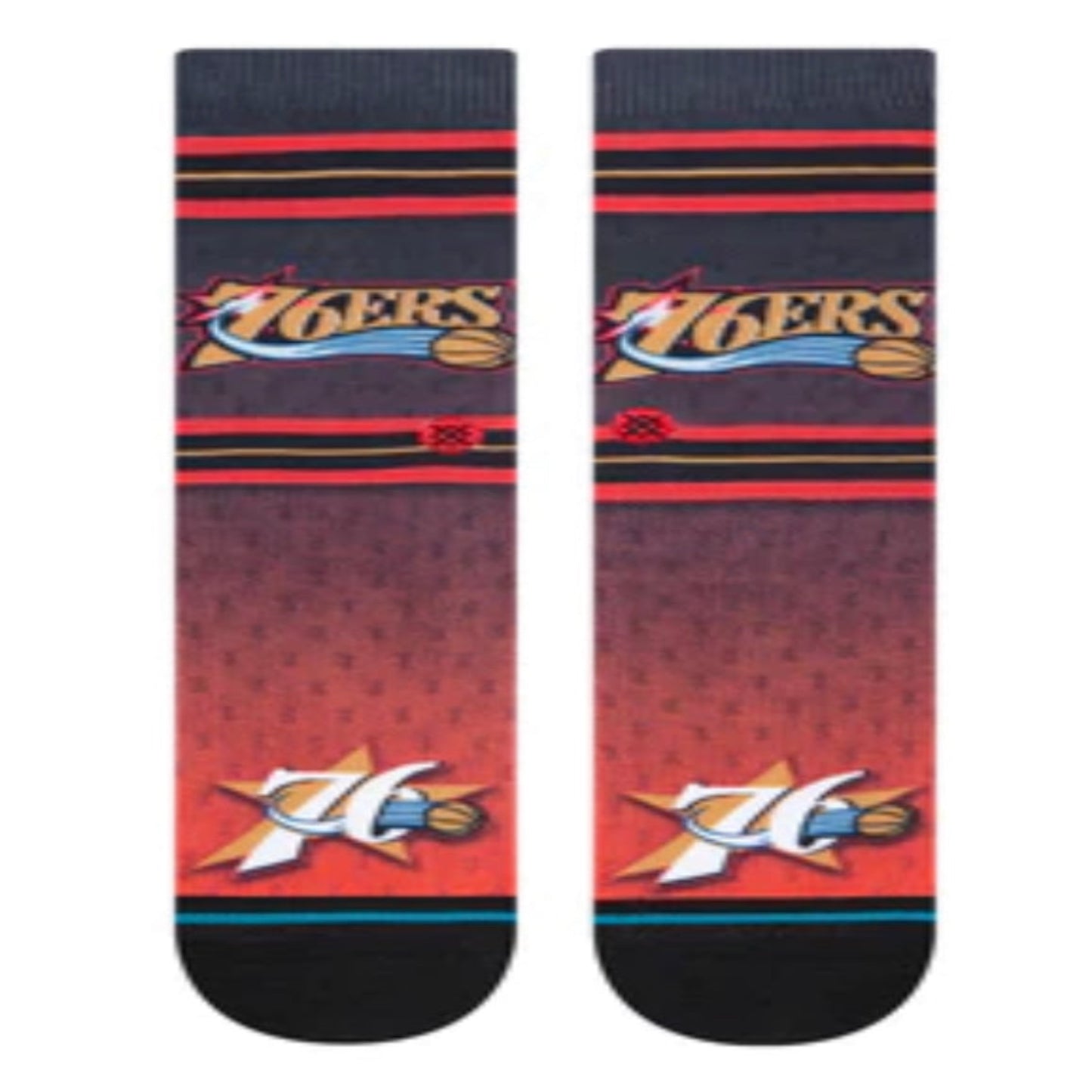 Philadelphia 76ers Stance NBA HWC Logo Crew Socks