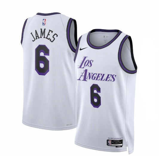 LeBron James LA Lakers Nike City Edition NBA Jersey