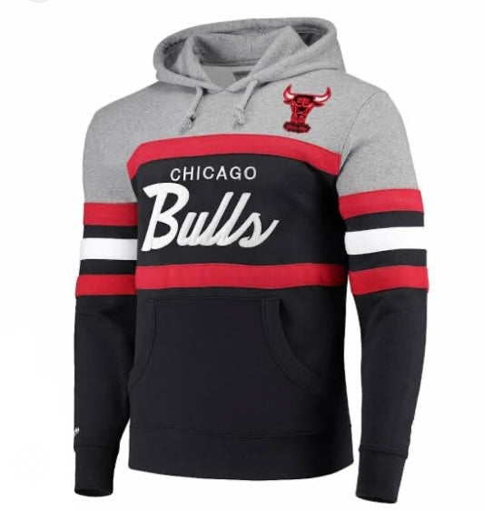 Chicago Bulls Mitchell & Ness NBA Head Coach Premium Hoodie