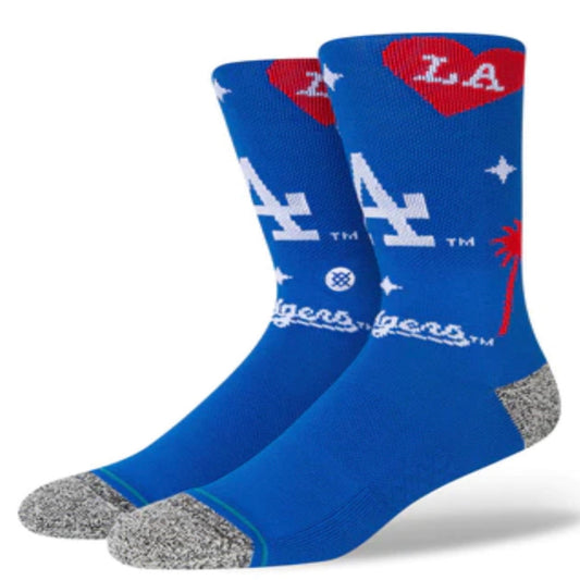 LA Dodgers Stance MLB Crew Socks
